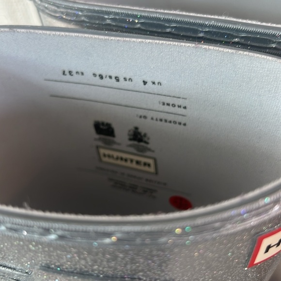 Hunter Original Tall Cosmic Rain Boots size 5 - Picture 7 of 11